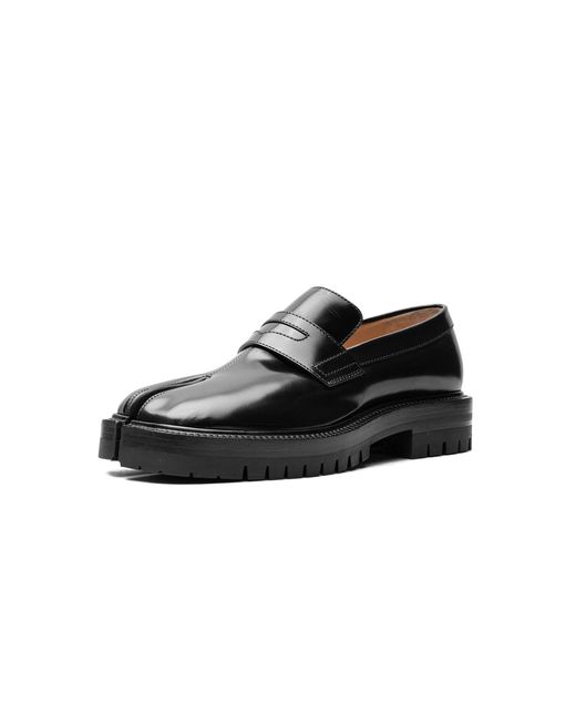 Maison Margiela Black Tabi County Loafer Shoes S58Wr0110P3827H8396" for men