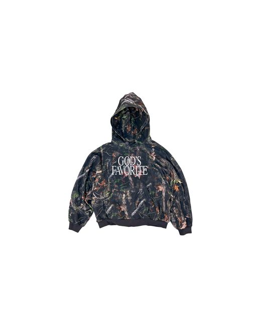 PRAYING Black God's Favorite Zip Hoodie "Camo" Pray Godsfav Camo" for men