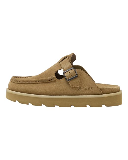 Clarks Black Meare Easy Sandals "Maple Suede" 26185710"