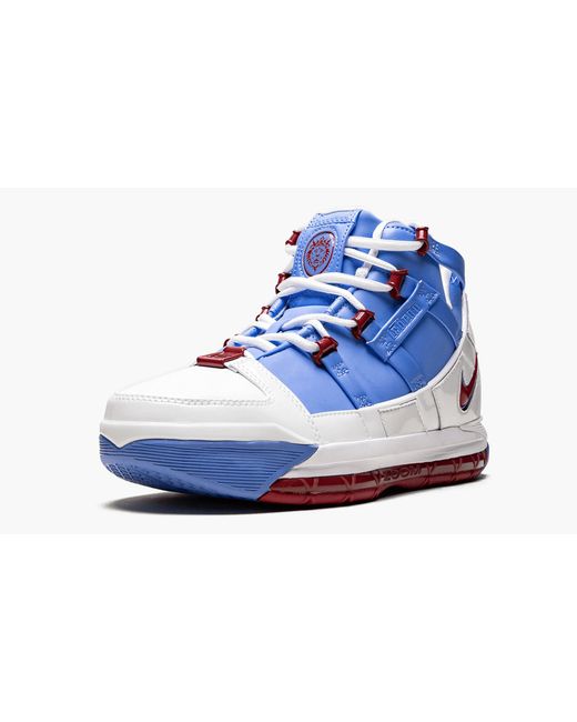 Nike Blue Zoom Lebron 3 Qs "houston Oilers" Shoes for men