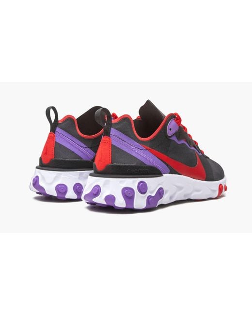 Nike Black React Element 55 Wmns Shoes