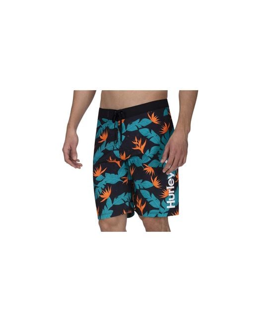 Hurley Black Hanoi Boardshorts 20" Ar9705-010" for men