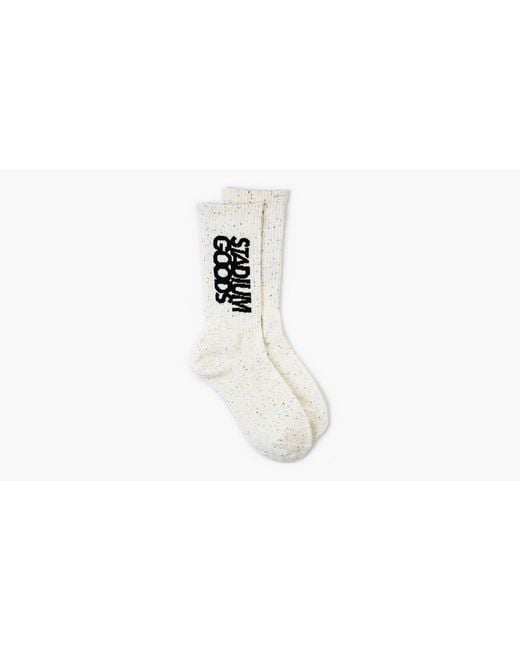 Stadium Goods White Crew Socks