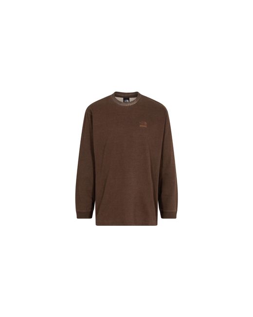 Supreme Black Tnf Pigment Printed L/S T-Shirt X The North Face