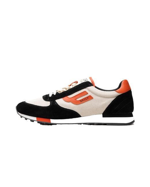 Bally Black Gavino Mesh Trainer "Natural/ for men