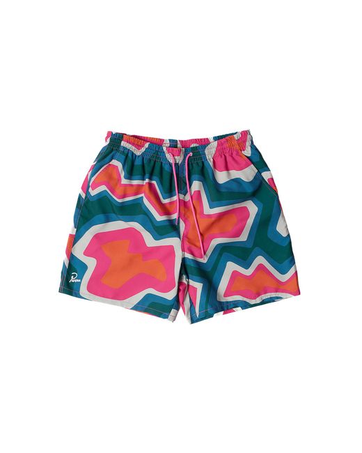 by Parra Black Gem Stones Nylon Water Shorts 55435" for men
