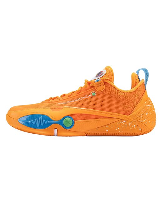 Li-ning Orange Wade All City 14 Abaw011 8" for men