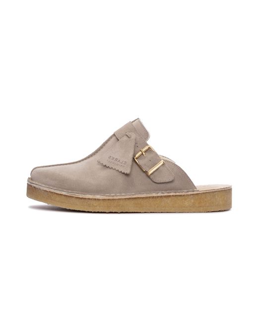 Clarks Black Trek Mule Suede 26168619"
