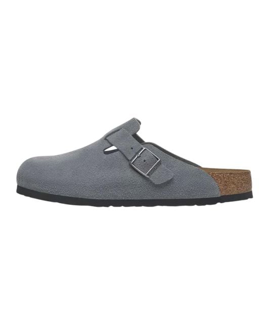 Birkenstock Black Boston Soft Footbed "Basalt" 1029708" for men