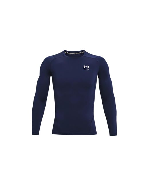Under Armour Blue Heatgear Compression Long Sleeve "Midnight 1361524 410" for men