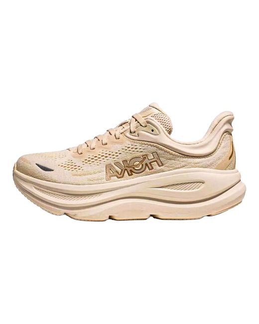 Hoka One One Black Bondi 9 "Wide Vanilla Birch" 1162012 Vch Wide"