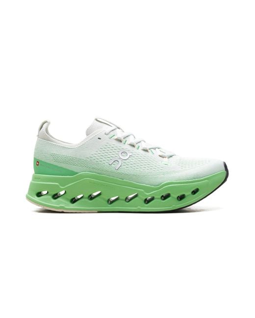 On Shoes Green Cloudsurfer Max "Mineral/Honeydew" 3Wf30224288"