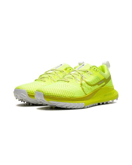 Nike Green React Pegasus Trail 4 "volt Bright Cactus" Shoes