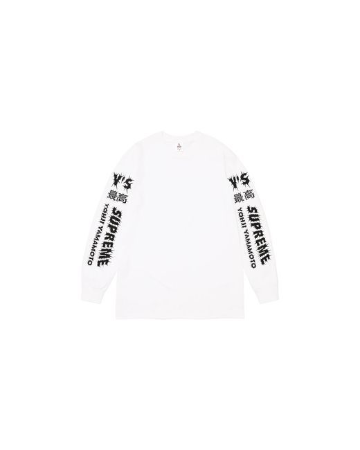 Supreme Black Y's By Yohji Yamamoto L/S T-Shirt "Fw25