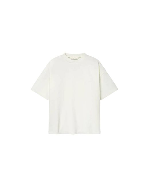 Fear Of God Black Pique Signature 90's T-Shirt "Ivory" 125Sp264413F" for men