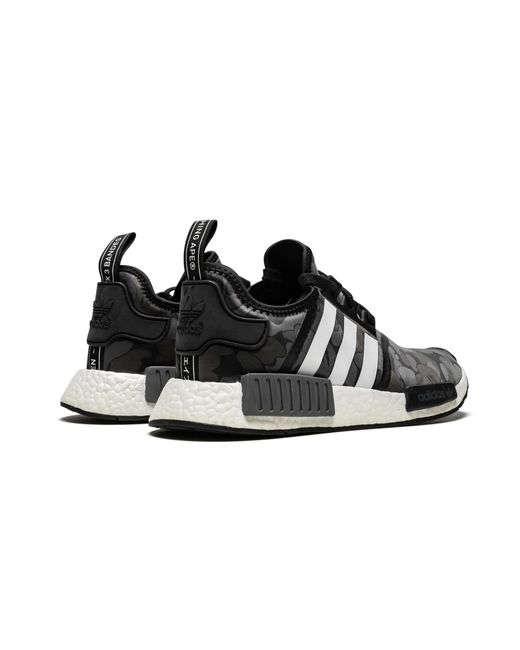 Adidas Black Nmd R1 "Bape for men
