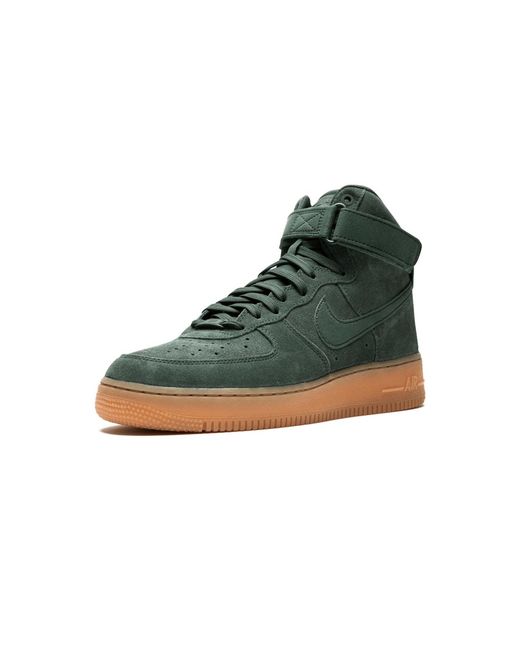 Nike Black Air Force 1 High '07 Lv8 Suede "Vintage" Aa1118 300" for men