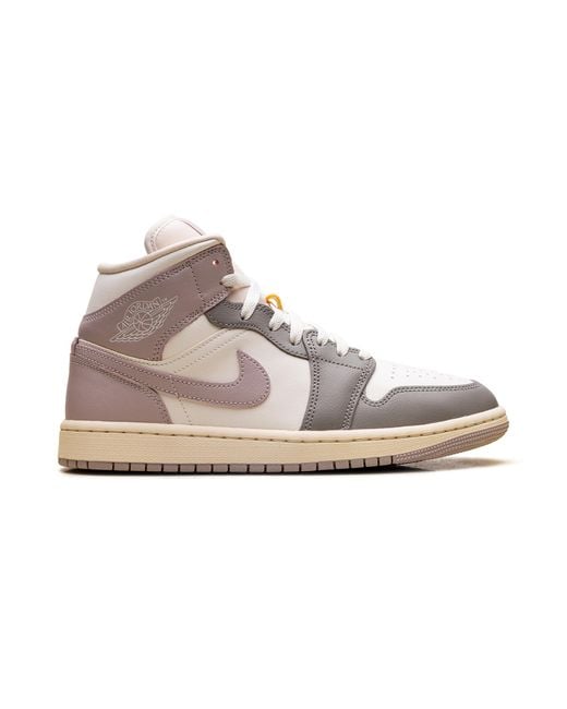 Nike Black Air 1 Mid "Enigma Stone Particle Rose" Bq6472 122"