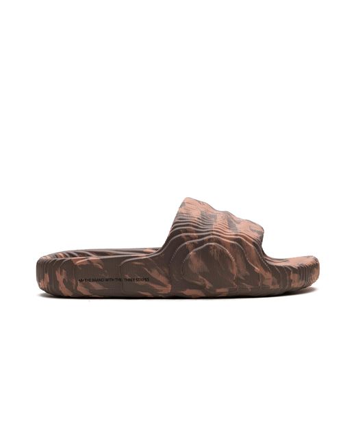 Adidas Brown Adilette 22 "Claster" Hp6518" for men
