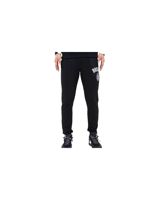 Pro Standard Black Nba Brooklyn Nets Stacked Logo Sweatpants Bbn452602 Blk" for men