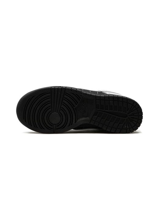 Nike Black Dunk Low Lx "brogue Pinstripe" Shoes