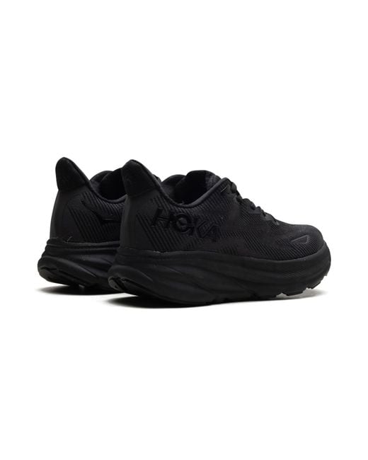 Hoka One One Black One Clifton 9 1127895 Bblc" for men