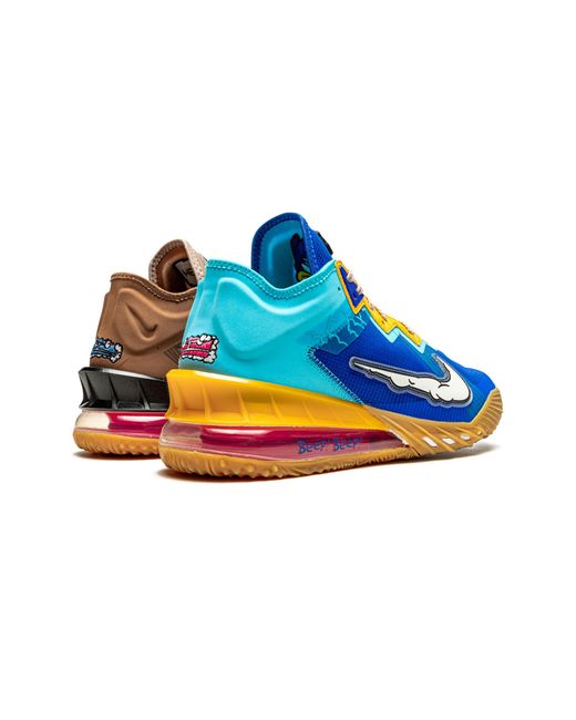 Nike Black Lebron 18 Low "wile E. Coyote Vs Roadrunner" Shoes for men