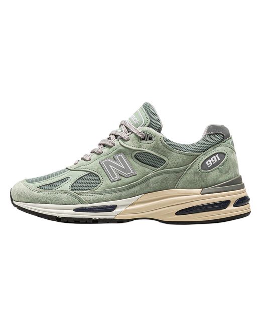 New Balance Multicolor 991V2 "Miuk Sea Grass" U991Bb2" for men