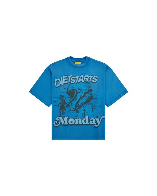 DIET STARTS MONDAY Blue Desert Dawn T-Shirt Dsm S26 067" for men