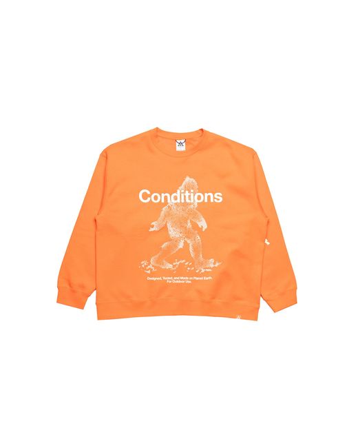 Nike Orange Acg Tuff Fleece Therma-Fit Pullover Crew-Neck Sweatshirt "Safety" If1490 819" for men