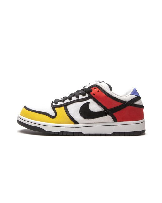 Nike Black Dunk Low Pro Sb "Piet Mondrian" 304292 702" for men