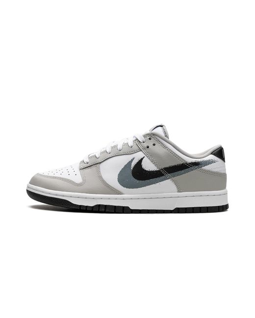Nike Black Dunk Low "Stencil Swoosh" Fd0661 100" for men