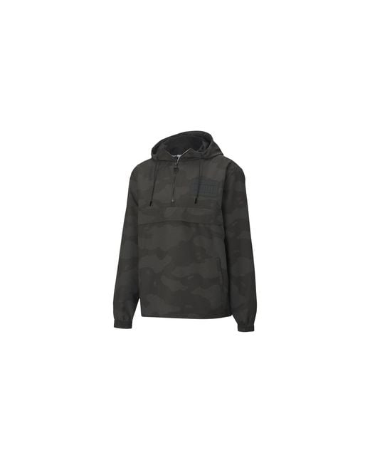 PUMA Black The Hundreds Rev Windbreaker Jacket Aop" 598023 01" for men