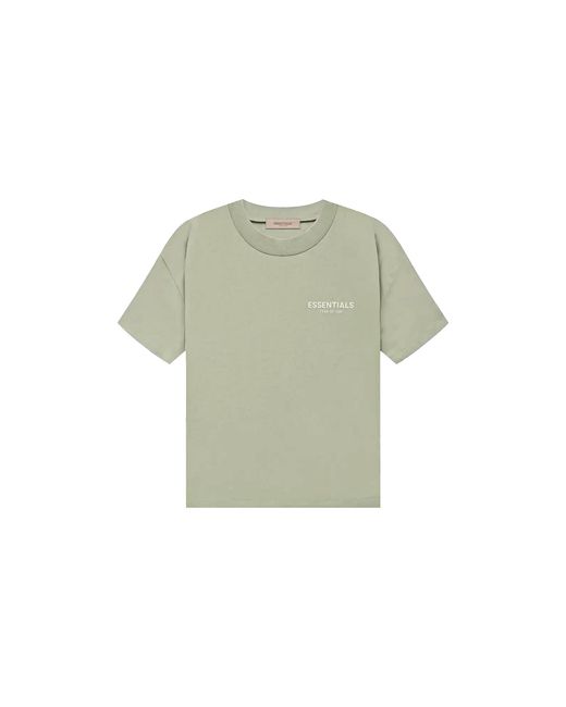 Fear Of God Green Essentials T-Shirt "Sea Foam" 125Bt212004F" for men
