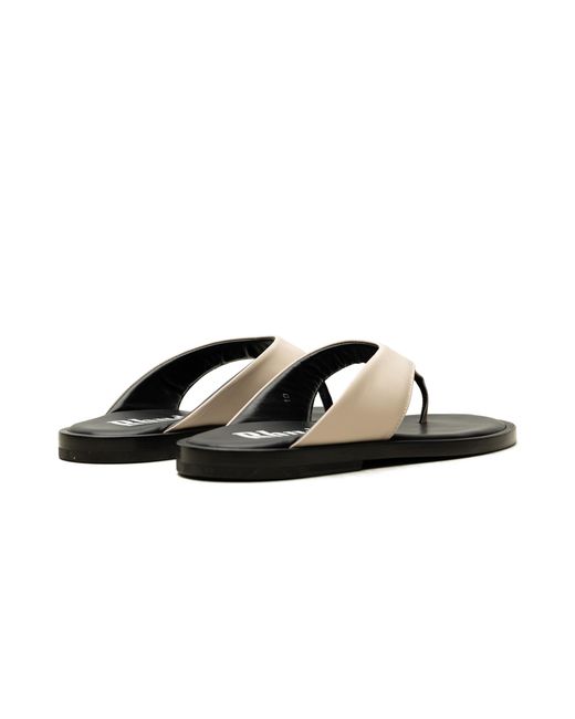 Rhude Black Thong Flip Fops "Off- Rhss24Fo02619273" for men