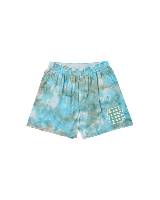 Eric Emanuel Blue Ee Basic Shorts Tie Dye" Ee097" for men