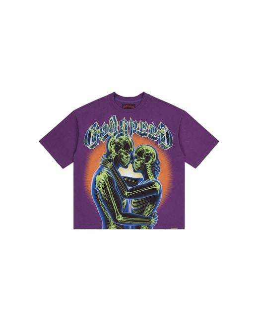 GODSPEED NEW YORK Purple S.2.S T-Shirt Gs404" for men