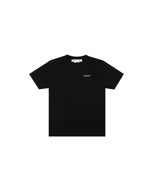 Off-White c/o Virgil Abloh Black Caravag Arrow Slim S/S T-Shirt Omaa027C99Jer0031001" for men
