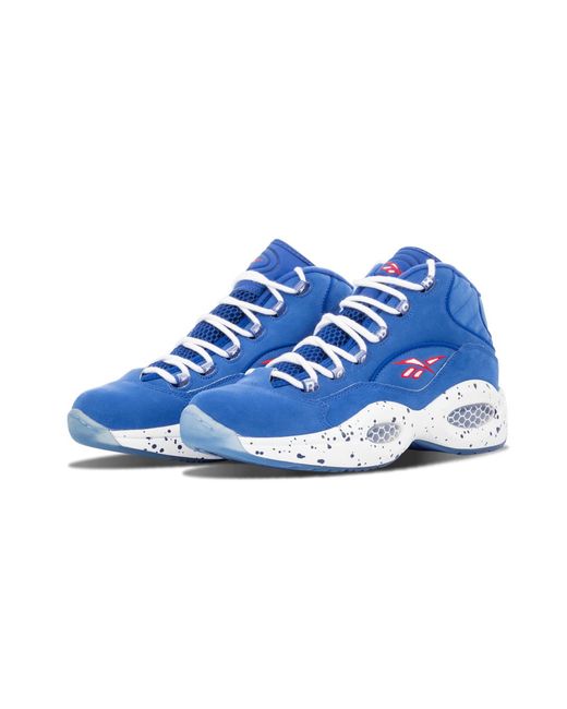 Reebok Blue Question Mid "Draft Day" V46904" for men