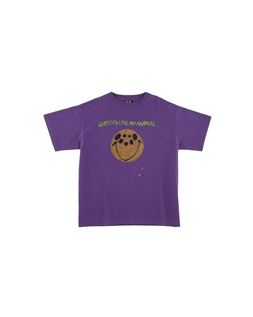 SAINT Mxxxxxx Purple Animal T-Shirt Sm S21 0000 004" for men