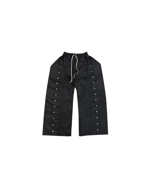 Rick Owens Black Lido Babel Pusher Pants Ds01D1337 Br 09" for men