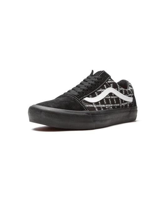 Vans Black Old Skool Pro "Supreme Grid" Vn0A45Jc2Yw" for men