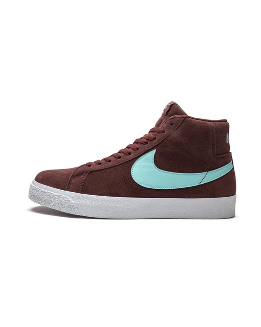 Nike Brown Sb Blazer Mid "Mystic Dates Glacier Ice" for men