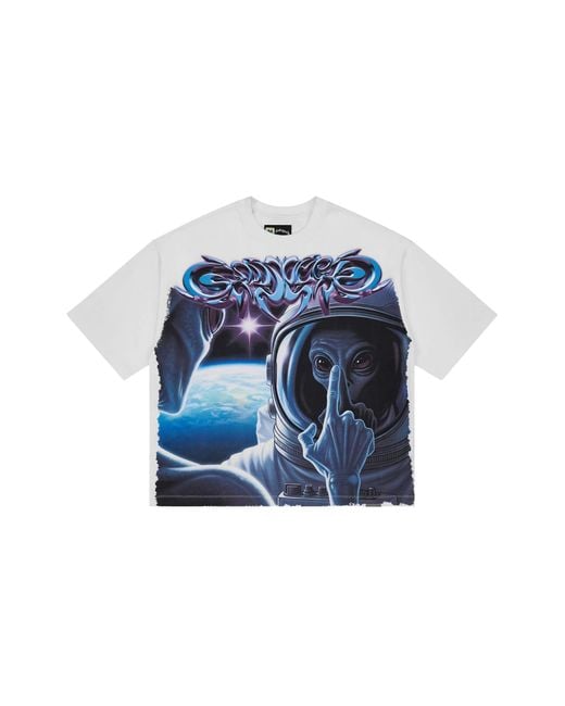 GODSPEED NEW YORK Blue First Contact T-Shirt Gs617" for men