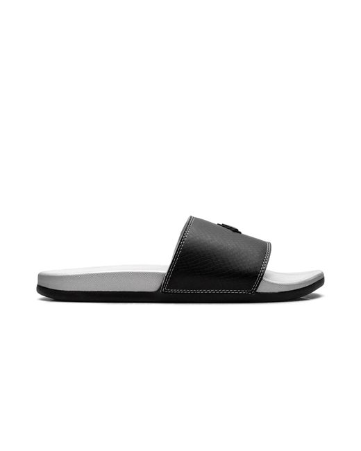 Adidas Black Adilette Comfort Slides "Core Metallic" Jq2254" for men