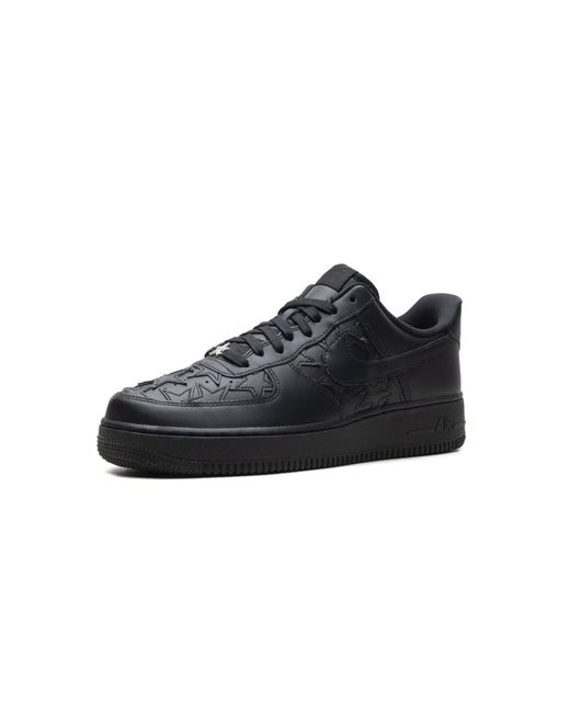 Nike Black Air Force 1 Low Lv8 "Triple Stars" Im5750 001" for men
