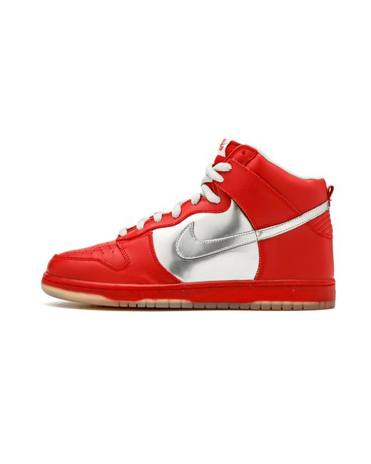Nike Red Dunk High Premium Sb "Mork And Mindy" 313171 002" for men