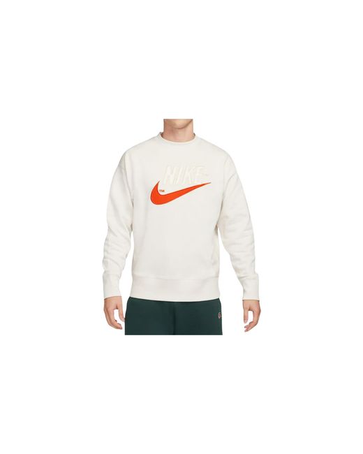 Nike Black Sportswear French Terry Crew Style "Phantom" Do8891 030" for men