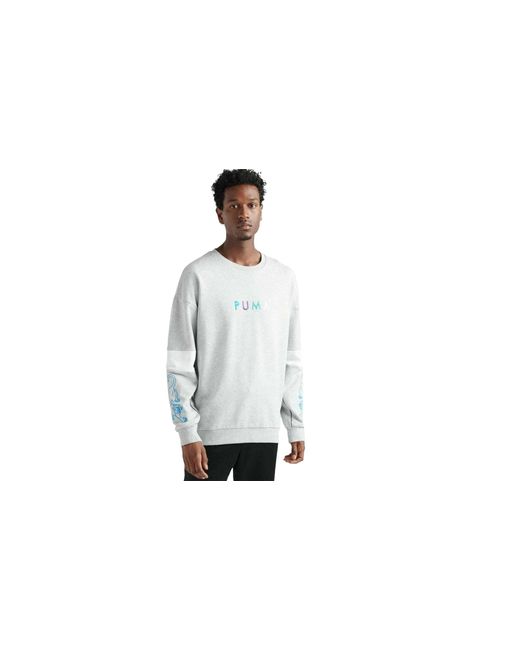 PUMA Black Last Dayz Crewneck Sweatshirt 579260 02" for men