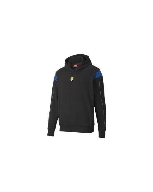 PUMA Black Ferrari Race Street Hoodie 598926 02" for men
